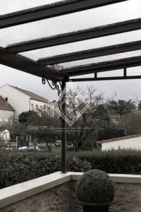 Pergola en acier sur mesure à Metz, Nancy, Thionville, Luxembourg